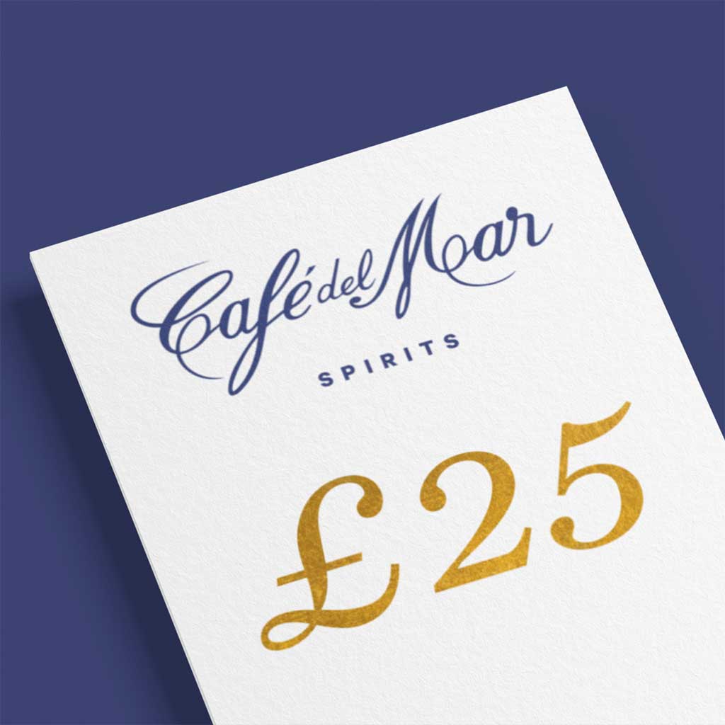 A £25 Cafe del Mar Spirits Gift Card